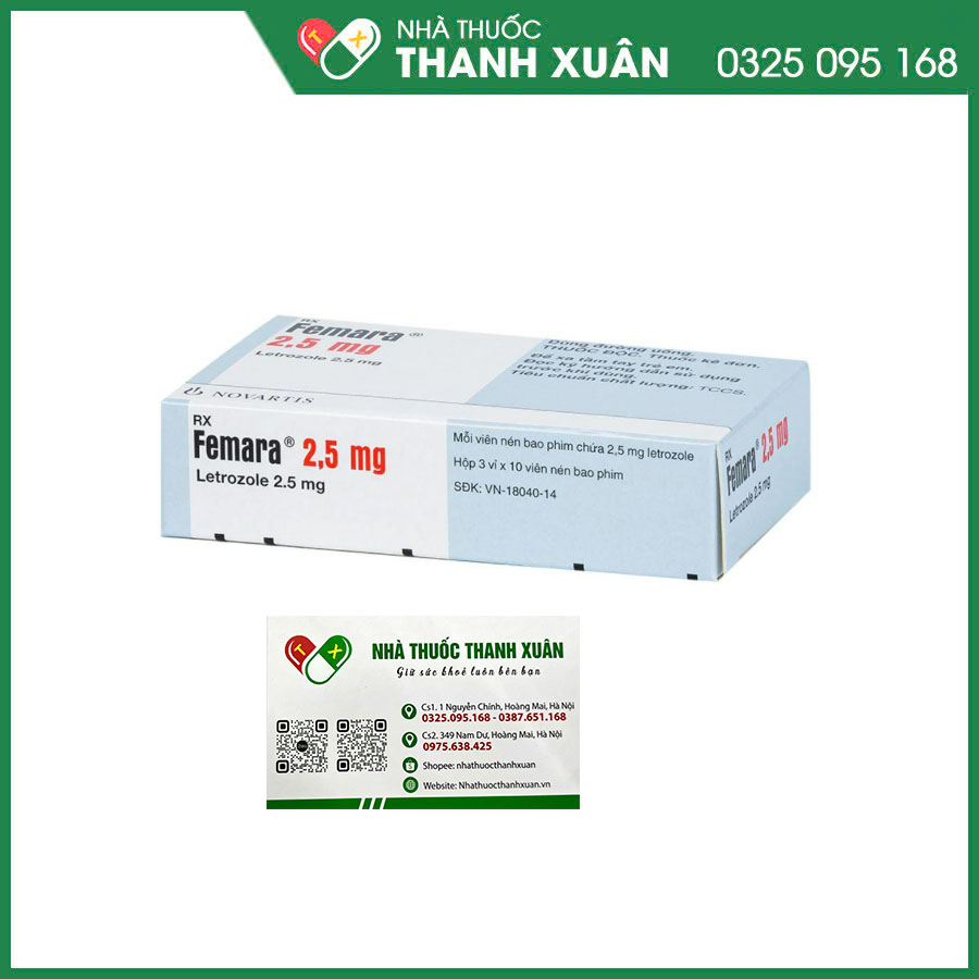 Femara thuốc dùng hỗ trợ điều trị ung thư vú